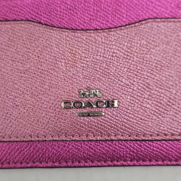 Coach Zip Top Card Case - Picture 2 of 3